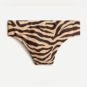J. Crew Brown Zebra Stripe High-waisted Bikini Bottom Womens Sz 3X Plus NWT